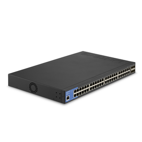 48-Port Managed Gigabit Ethernet Switch with 4 10G SFP+ Uplinks