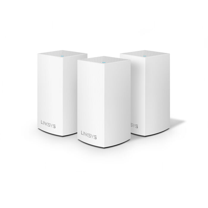 Linksys Velop Whole Home Intelligent Mesh WiFi System, Dual-Band, 3-pack, , hi-res