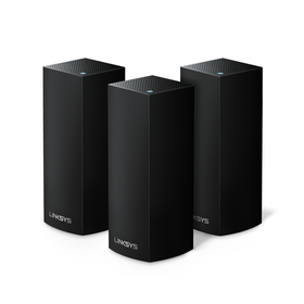 Linksys Velop Intelligent Mesh WiFi System, Tri-Band, 3-Pack Black 