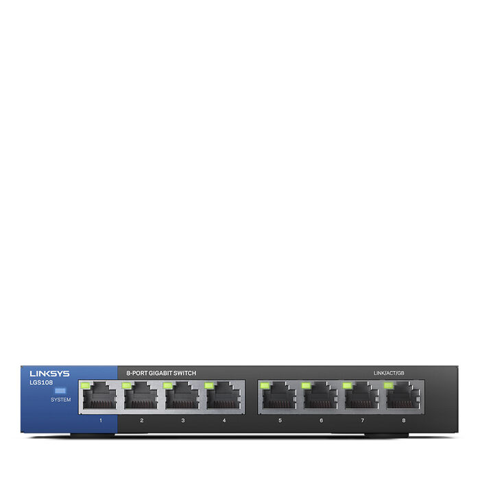 LGS108 8-Port Business Desktop Gigabit Switch, , hi-res