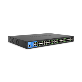 48-Port Managed Gigabit Ethernet Switch with 4 10G SFP+ Uplinks